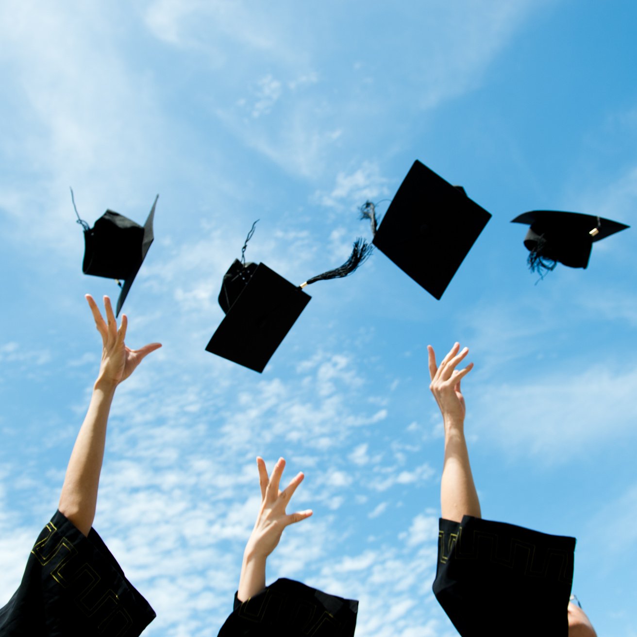 graduation hats